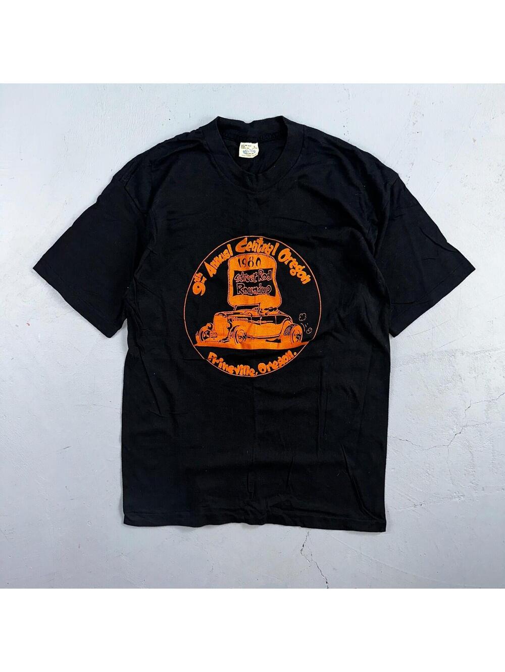 Street Rod Central Oregon 80s VTG T Shirt Belton Cars Racing 1980s Single Stitch